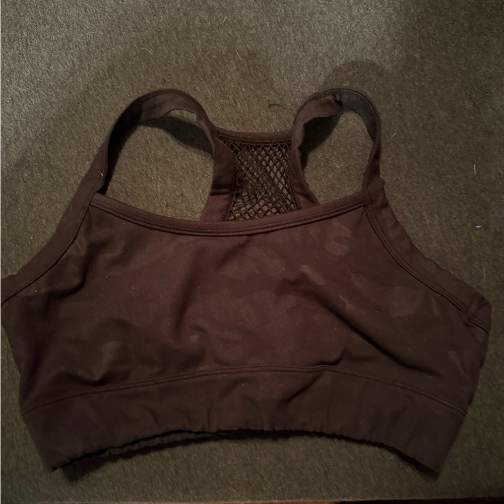 Celestial Bodiez Black Sports Bra with Mesh Back